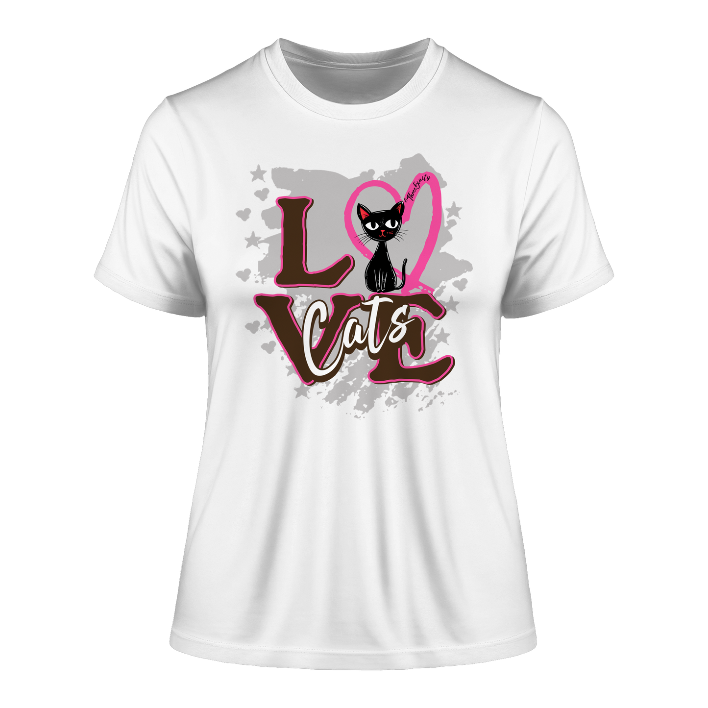 Love Cats  / Fitted Ladies Shirt