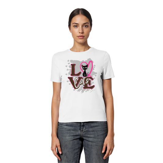 Love Cats / Fitted women's shirt