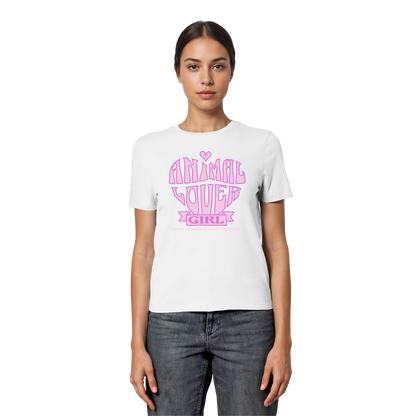 Animal Lover Girl / Fitted Women's Shirt