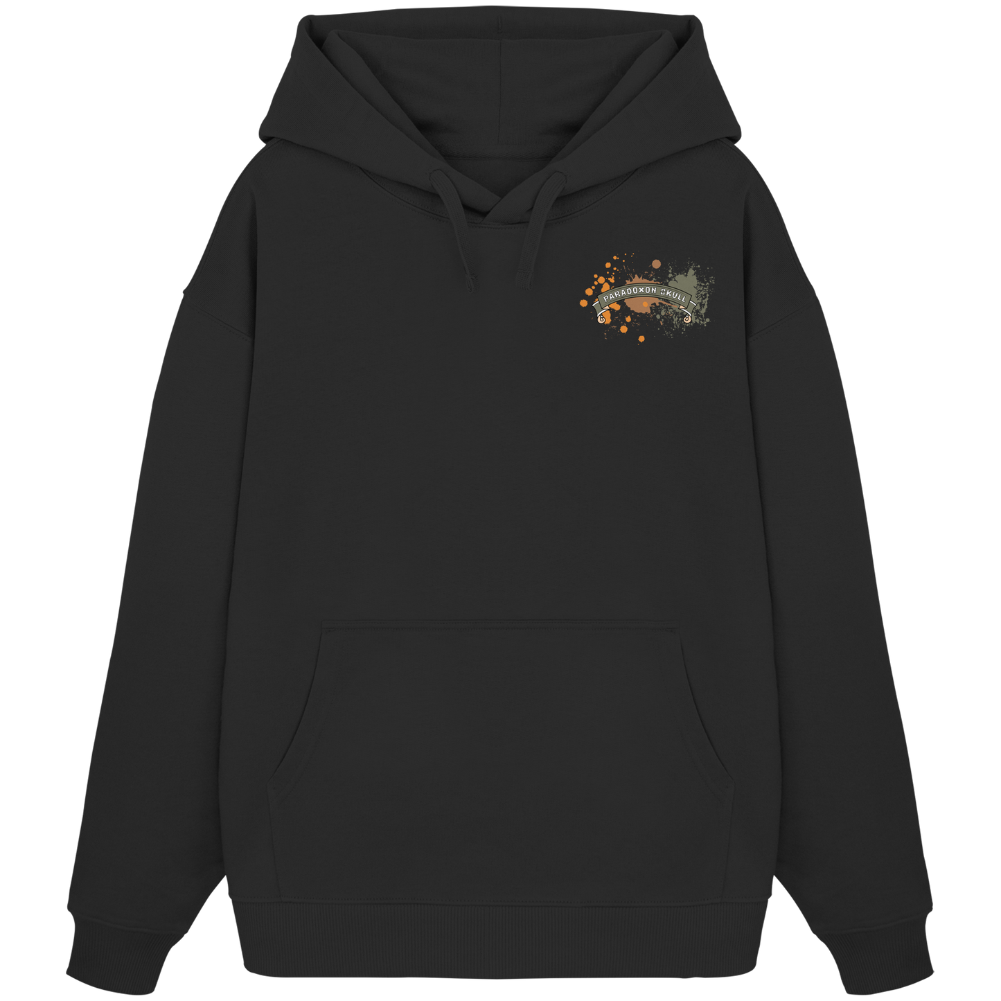 Green Paradoxon Skull  - Organic Oversize Hoodie