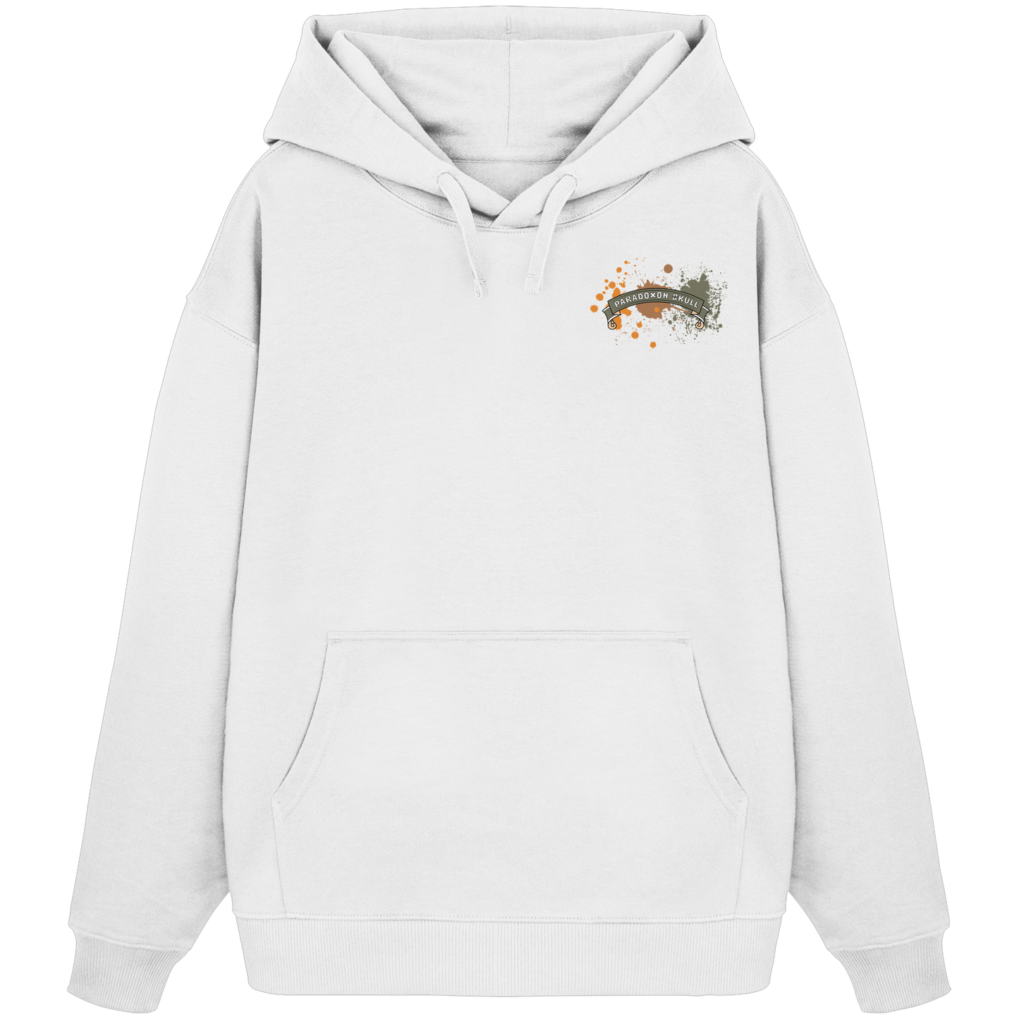 Green Paradoxon Skull  - Organic Oversize Hoodie