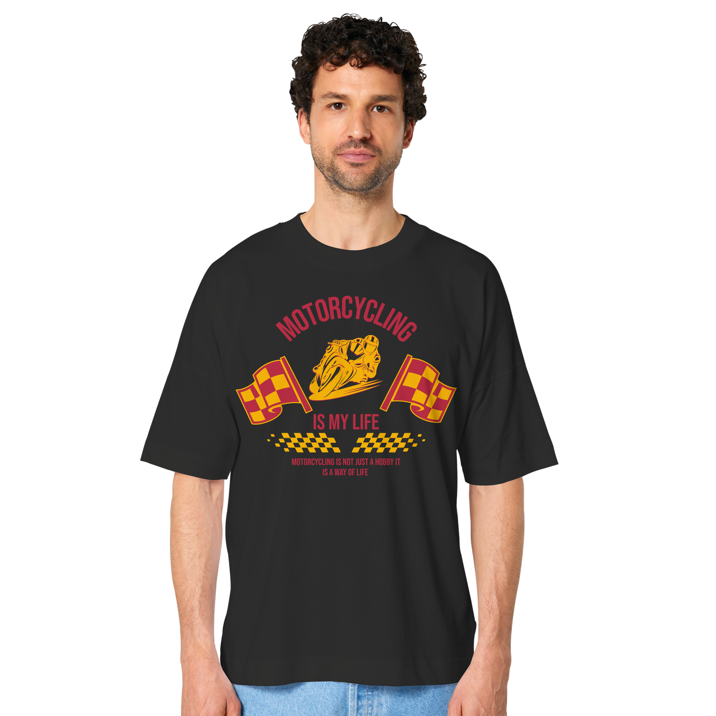 Motorcycling is my Life - Organic Oversize Shirt