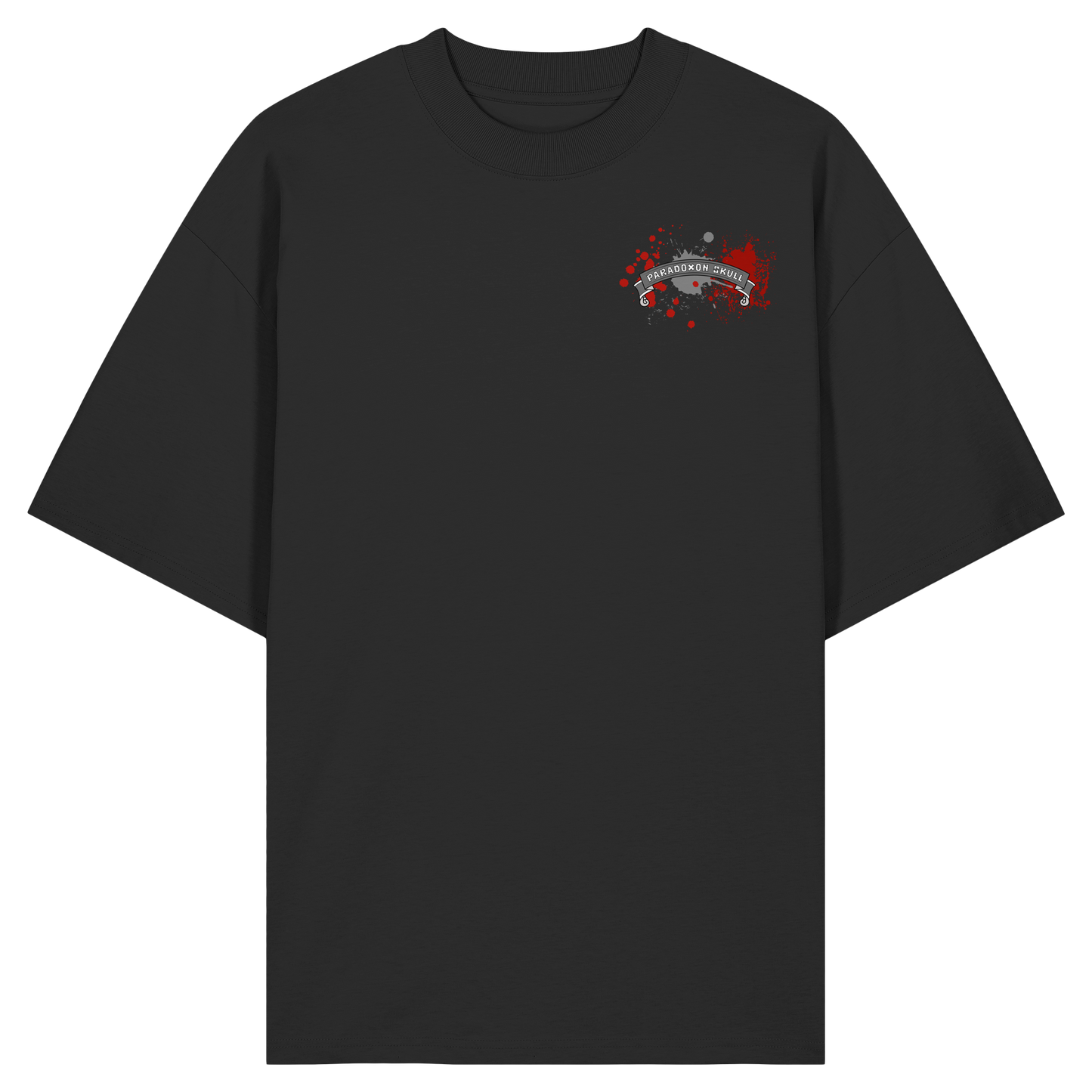 Red Paradoxon Skull  - Organic Oversize Shirt