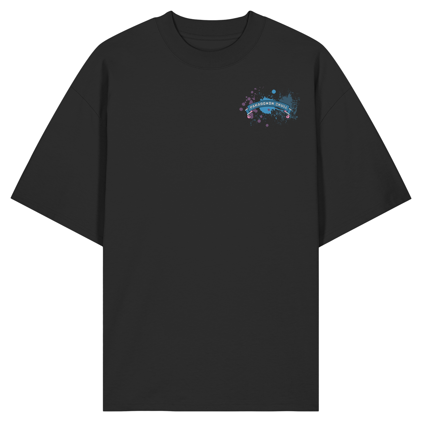 Blue Paradoxon Skull  - Organic Oversize Shirt