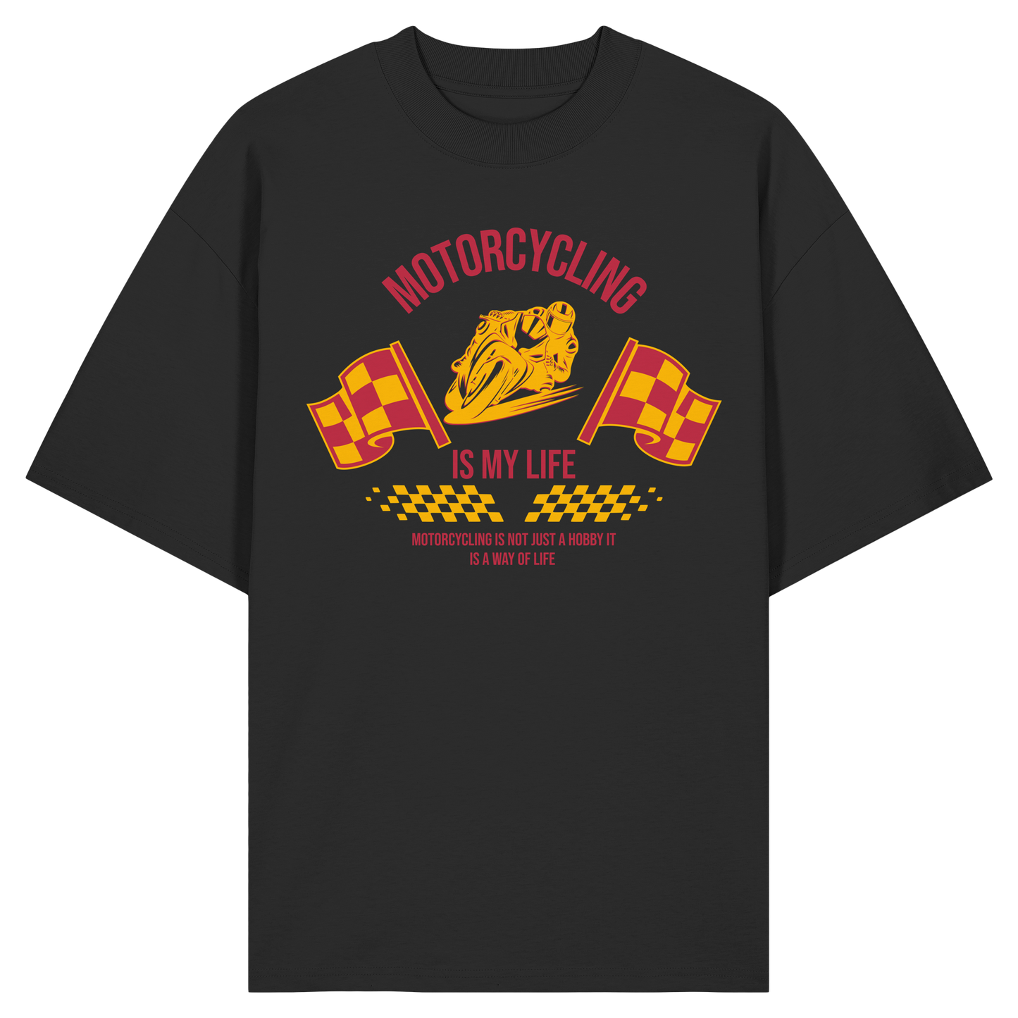 Motorcycling is my Life - Organic Oversize Shirt