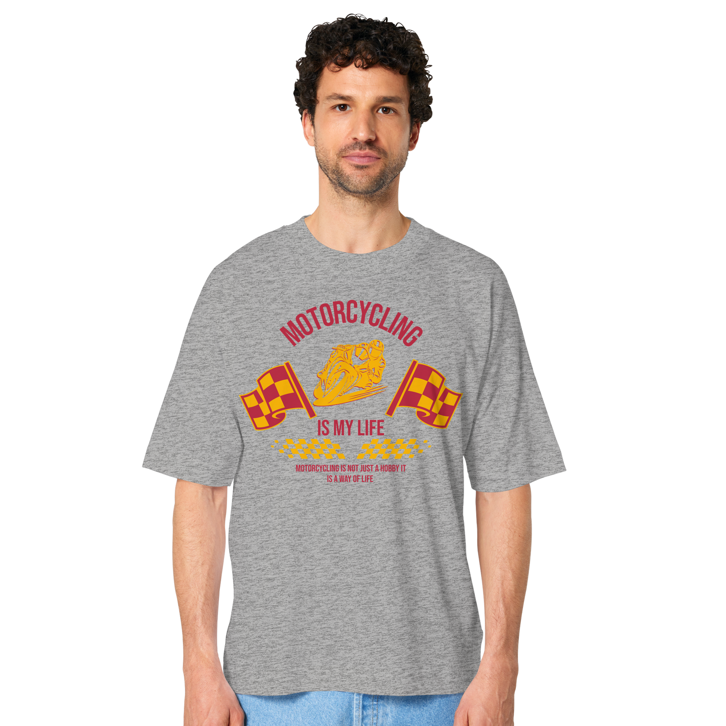Motorcycling is my Life - Organic Oversize Shirt