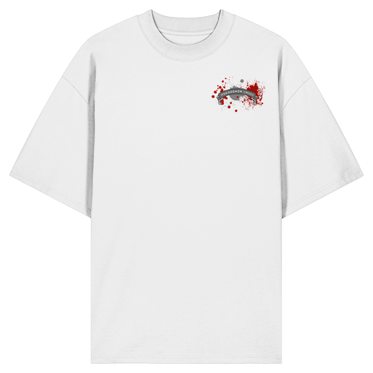 Red Paradoxon Skull  - Organic Oversize Shirt