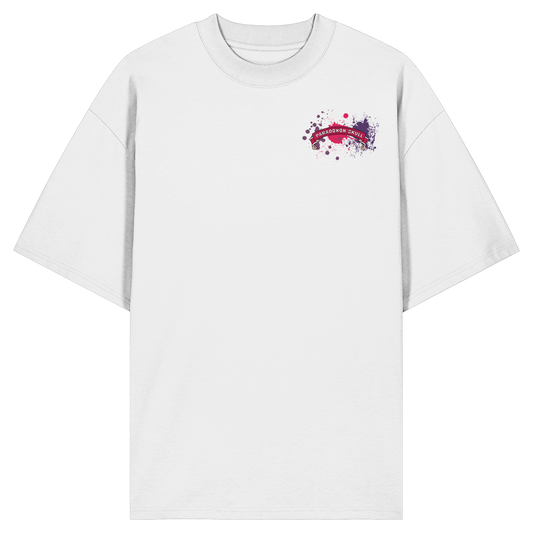 Violett Paradoxon Skull  - Organic Oversize Shirt