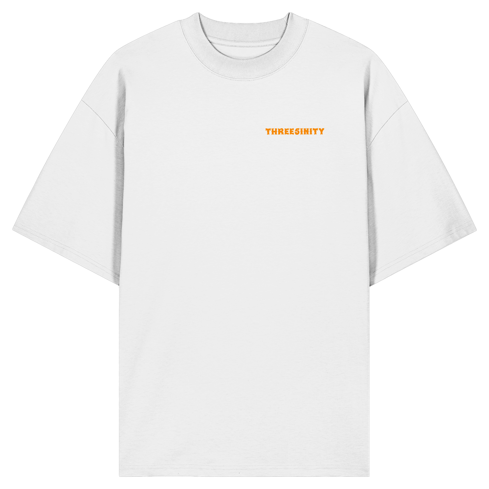 Orange Paradoxon Skull / Oversize Shirt