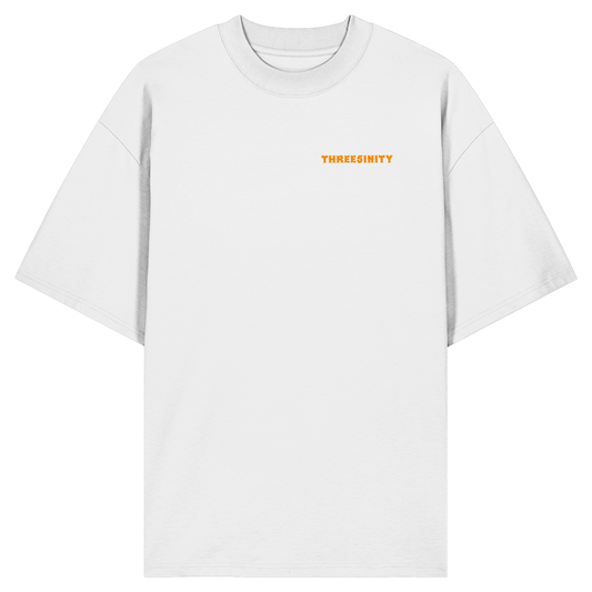 Orange Paradoxon Skull / Oversize Shirt