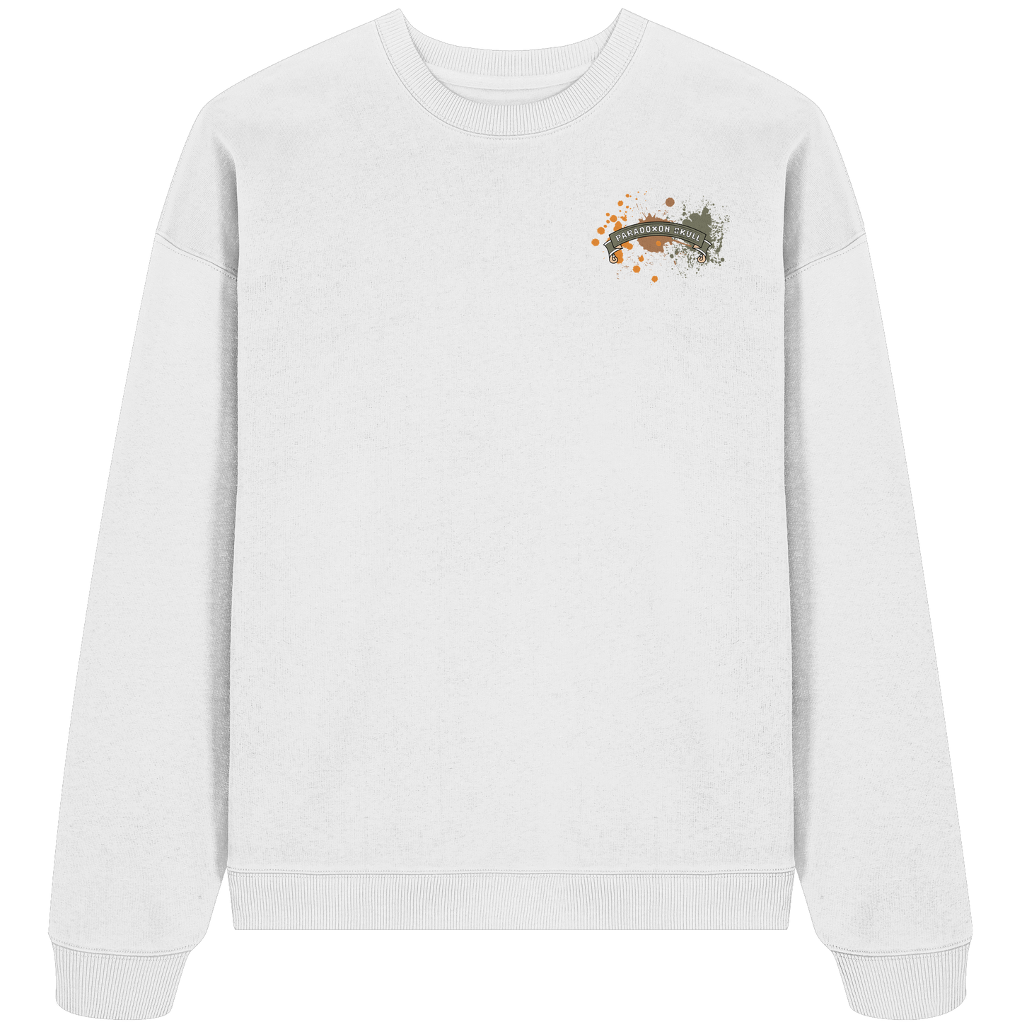 Green Paradoxon Skull  - Organic Oversize Sweatshirt