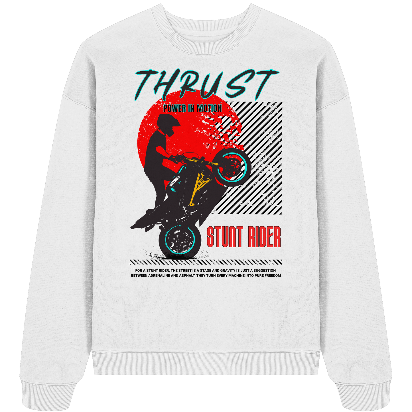 Stunt Rider  /  Oversize Sweatshirt