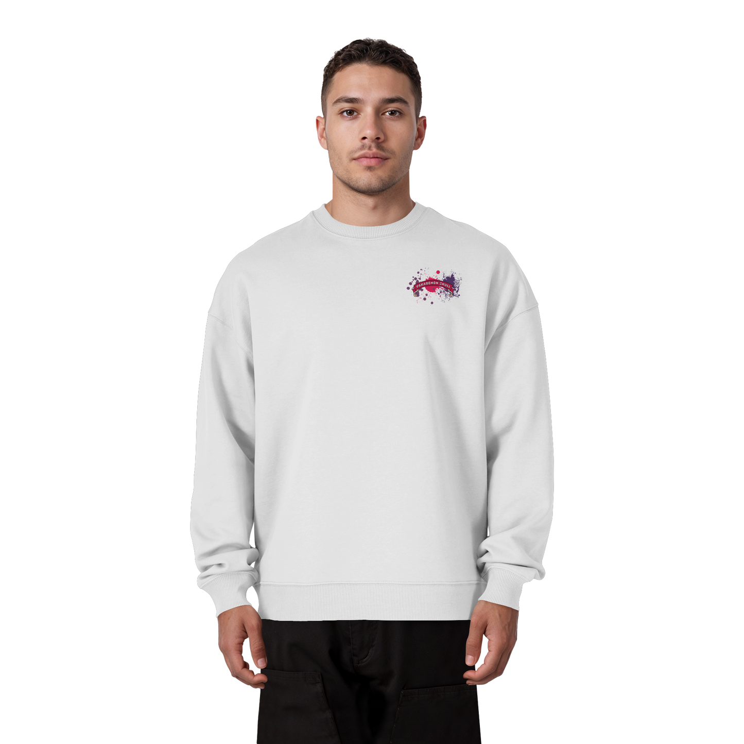 Violet Paradox Skull / Oversize Sweatshirt