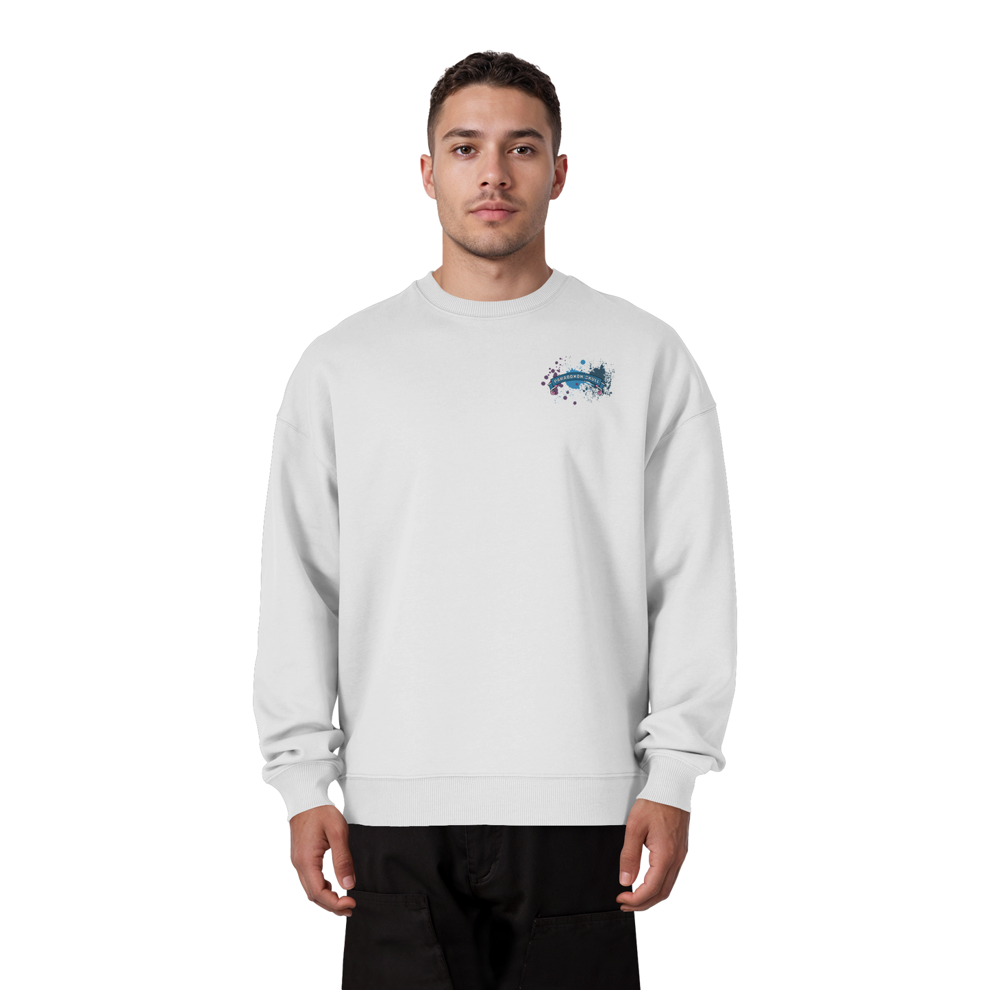 Blue Paradox Skull / Oversize Sweatshirt