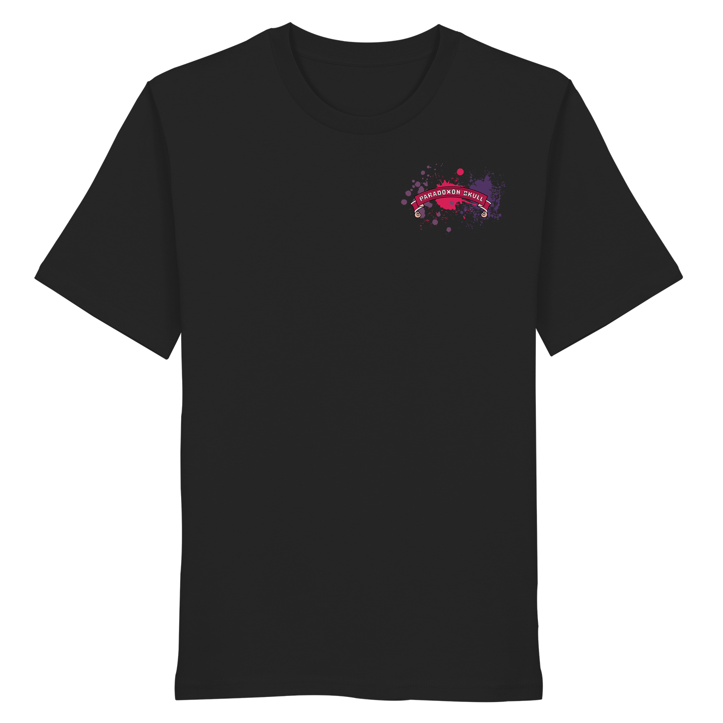 Violett Paradoxon Skull  - Organic Shirt