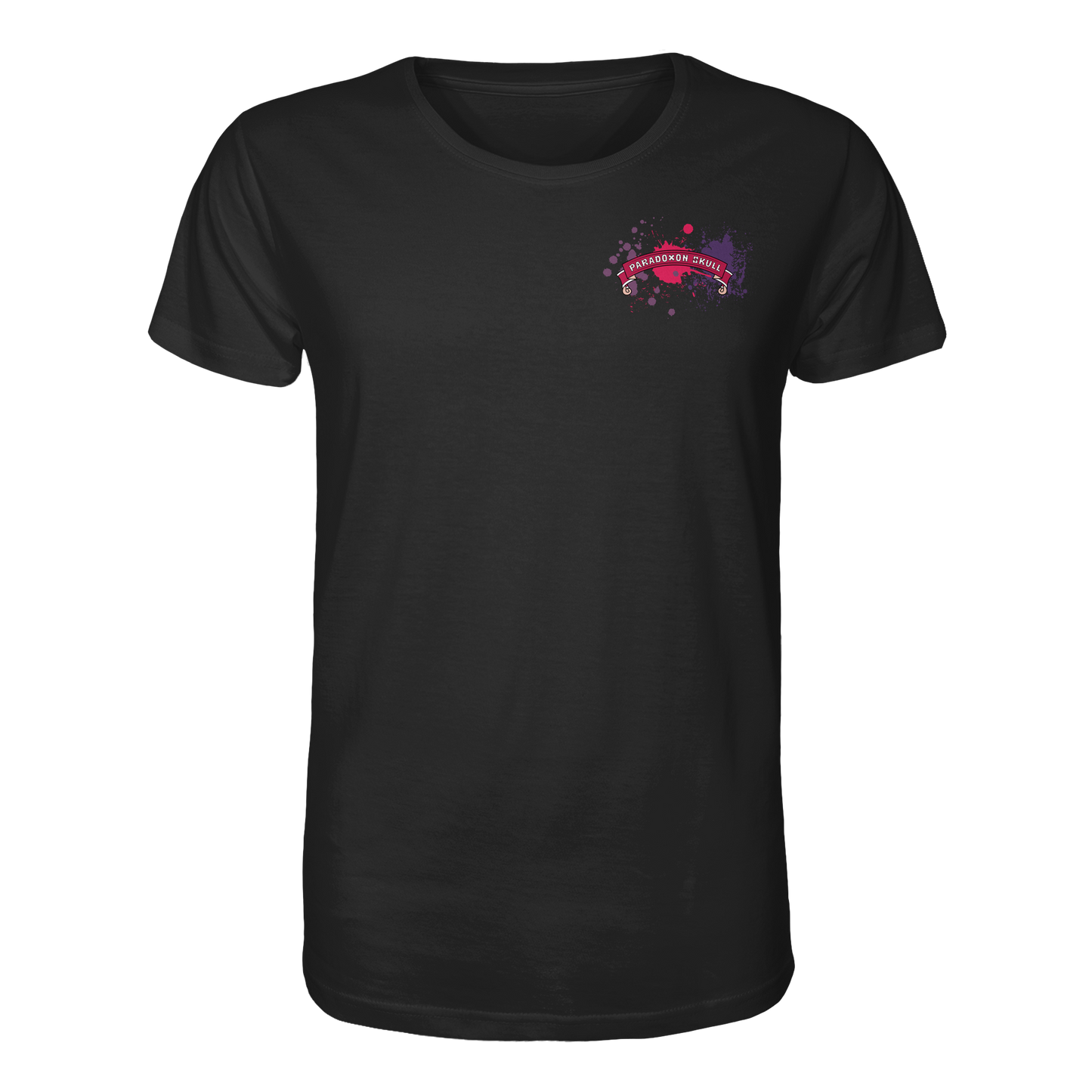 Violett Paradoxon Skull  - Organic Shirt