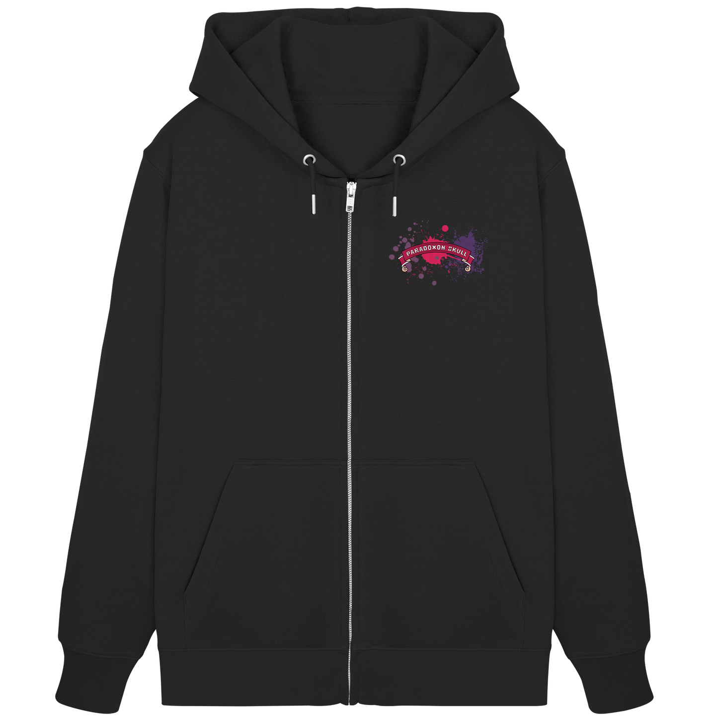 Violett Paradoxon Skull  - Organic Zipper