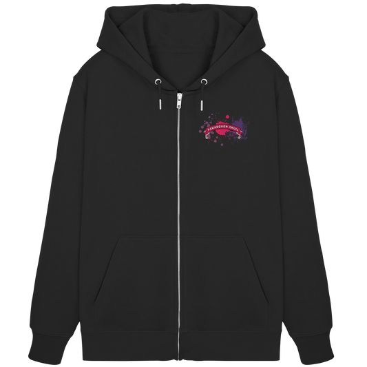 Violett Paradoxon Skull  - Organic Zipper