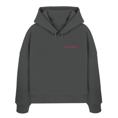 King Of Jungle Lilac / Damen Boxcut Hoodie