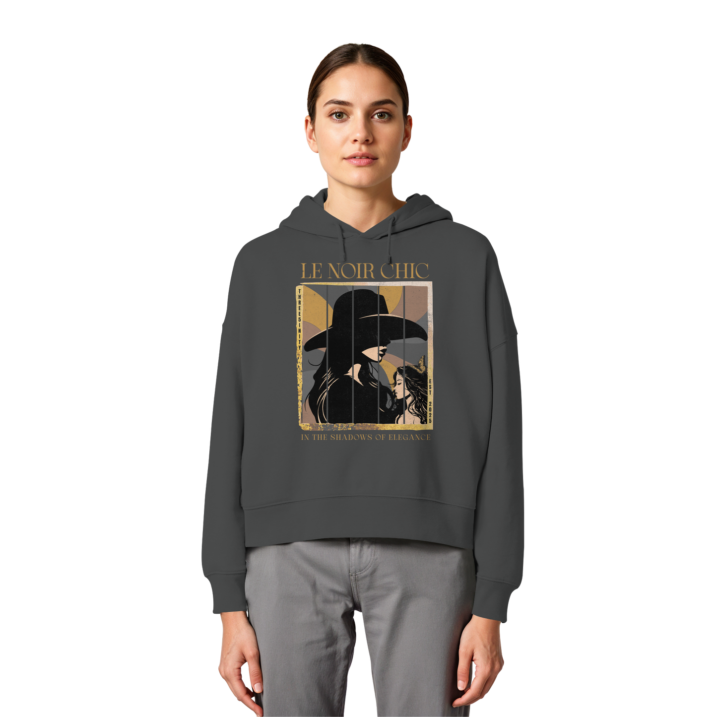 Le Noir Chic / Women's Boxcut Hoodie