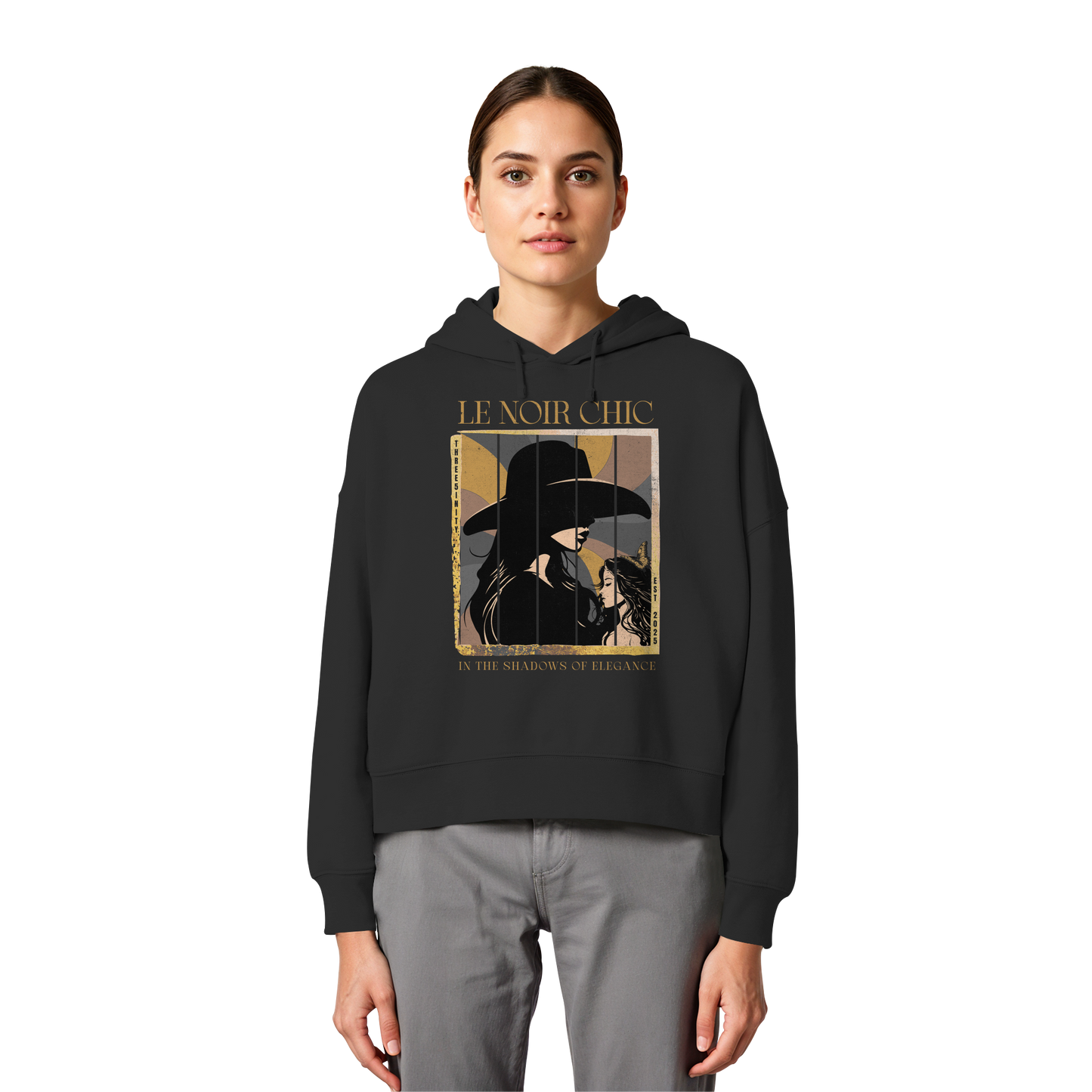 Le Noir Chic / Women's Boxcut Hoodie