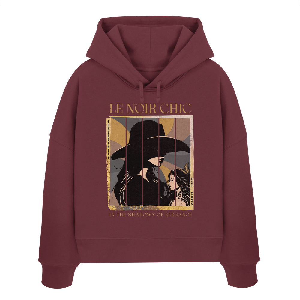 Le Noir Chic / Damen Boxcut Hoodie