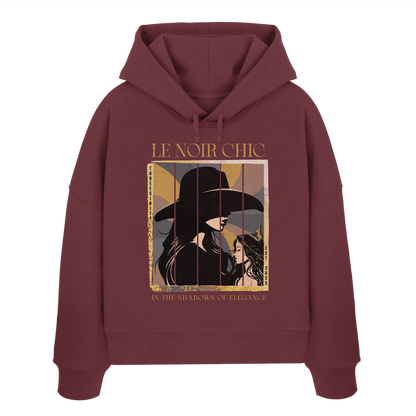 Le Noir Chic / Damen Boxcut Hoodie