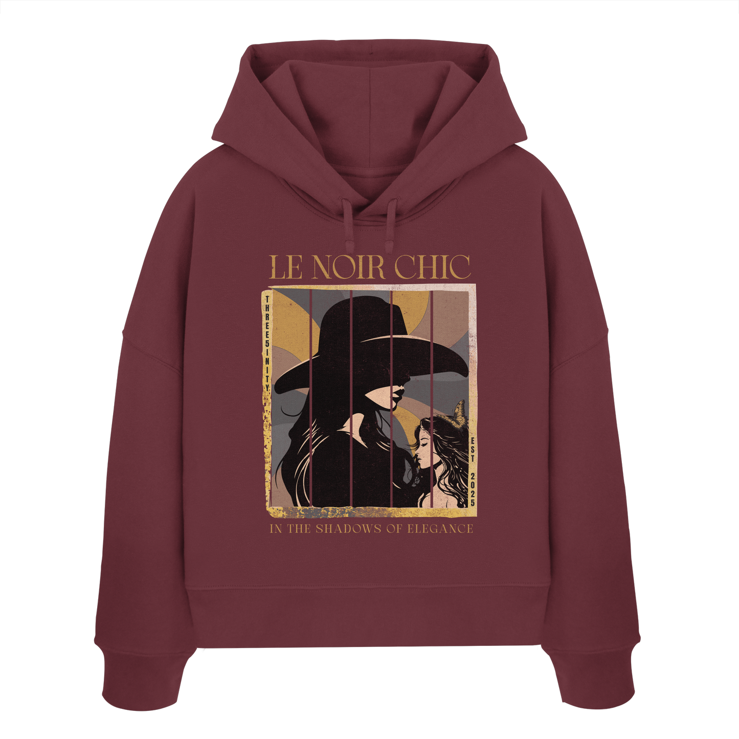 Le Noir Chic / Women's Boxcut Hoodie