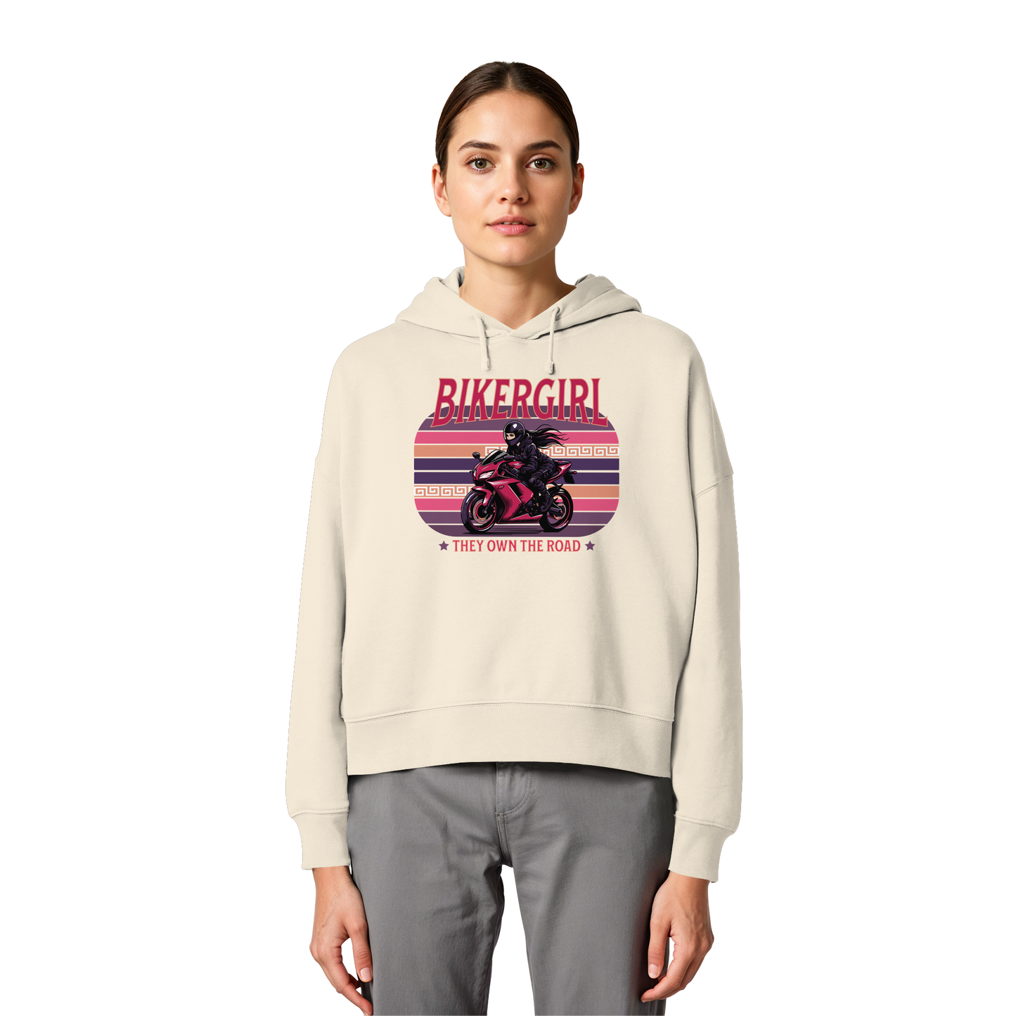 Bikergirl / Women's Boxcut Hoodie