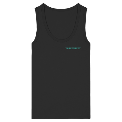 Turquoise Paradoxon Skull   /  Damen Tank Top