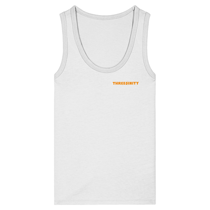 Orange Paradoxon Skull  /  Damen Tank Top