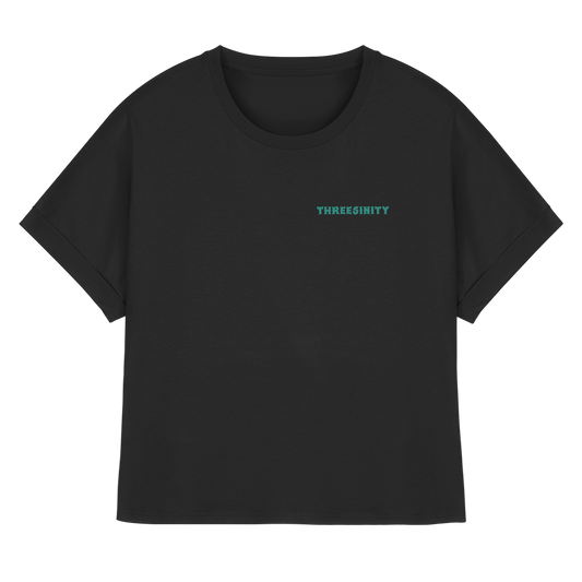 Turquoise Paradoxon Skull   /  Ladies Oversize Shirt