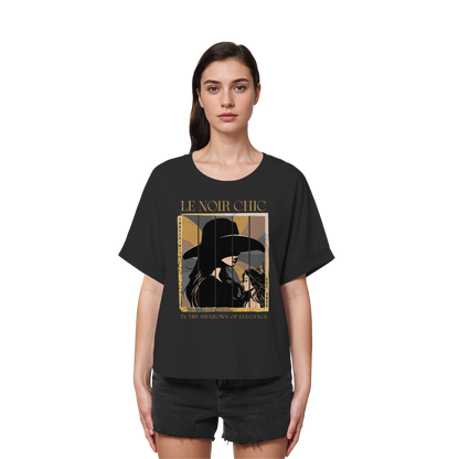 Le Noir Chic / Women's Rolled Sleeves T-Shirt