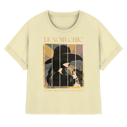 Le Noir Chic / Women's Rolled Sleeves T-Shirt