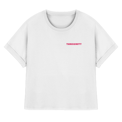 Violett Paradoxon Skull  / Ladies Oversize Shirt
