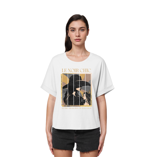 Le Noir Chic / Women's Rolled Sleeves T-Shirt