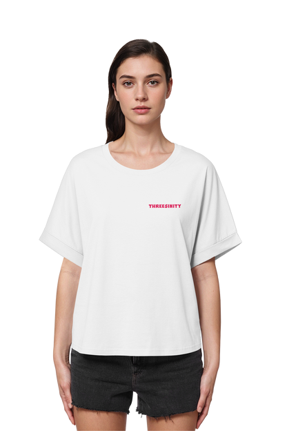 Violett Paradoxon Skull  / Ladies Oversize Shirt