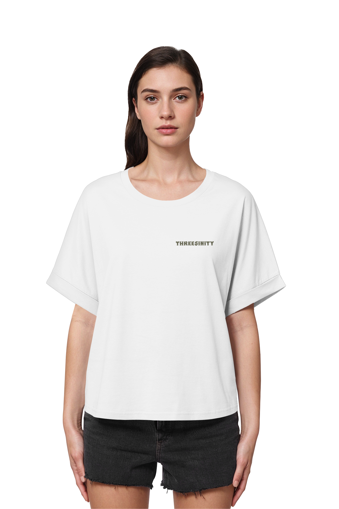 Green Paradoxon Skull  / Ladies Oversize Shirt