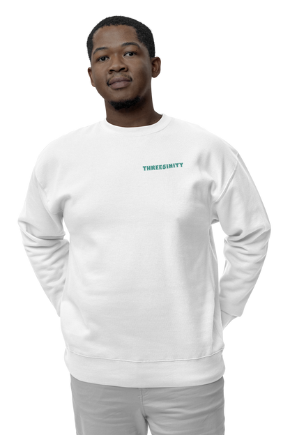 Turquoise Paradoxon Skull / Oversize Sweatshirt